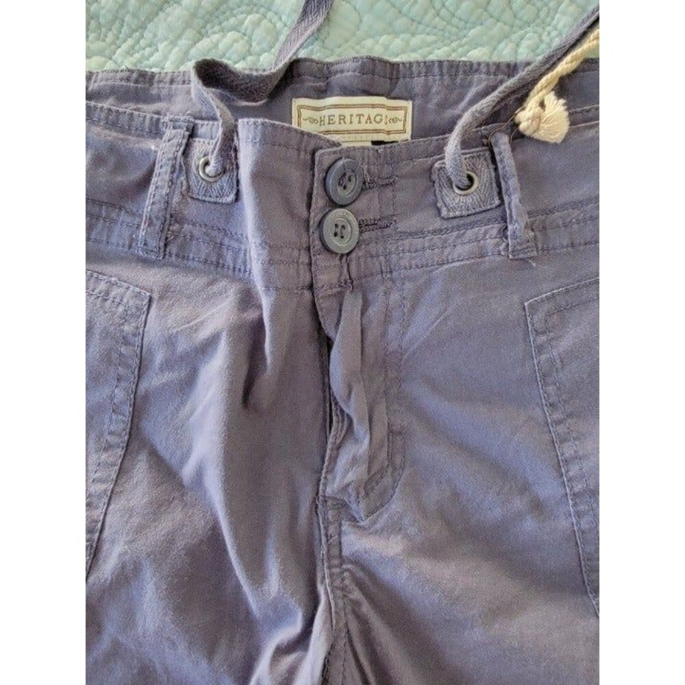 Heritage Juniors Bermuda Cargo Shorts Navy Blue 11 New W Tags - Picture 2 of 5